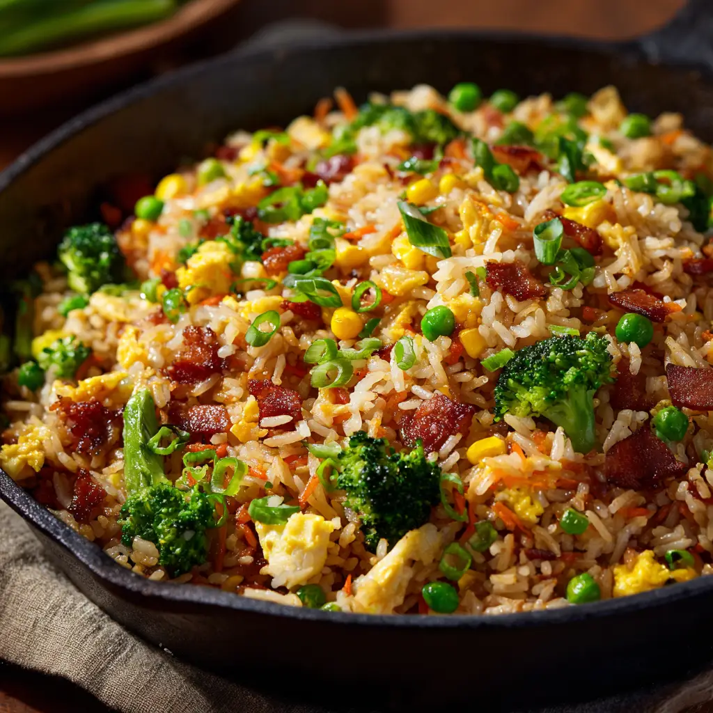 Dump-and-Bake Fried Rice: The Easiest Weeknight Dinner Ever