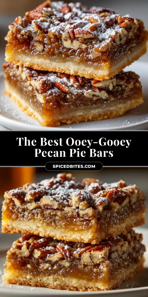 Pecan Pie Bars: The Ultimate Guide to a Gooey, Foolproof Treat 3 A platter of perfectly cut pecan pie bars with a gooey filling and a buttery shortbread crust.