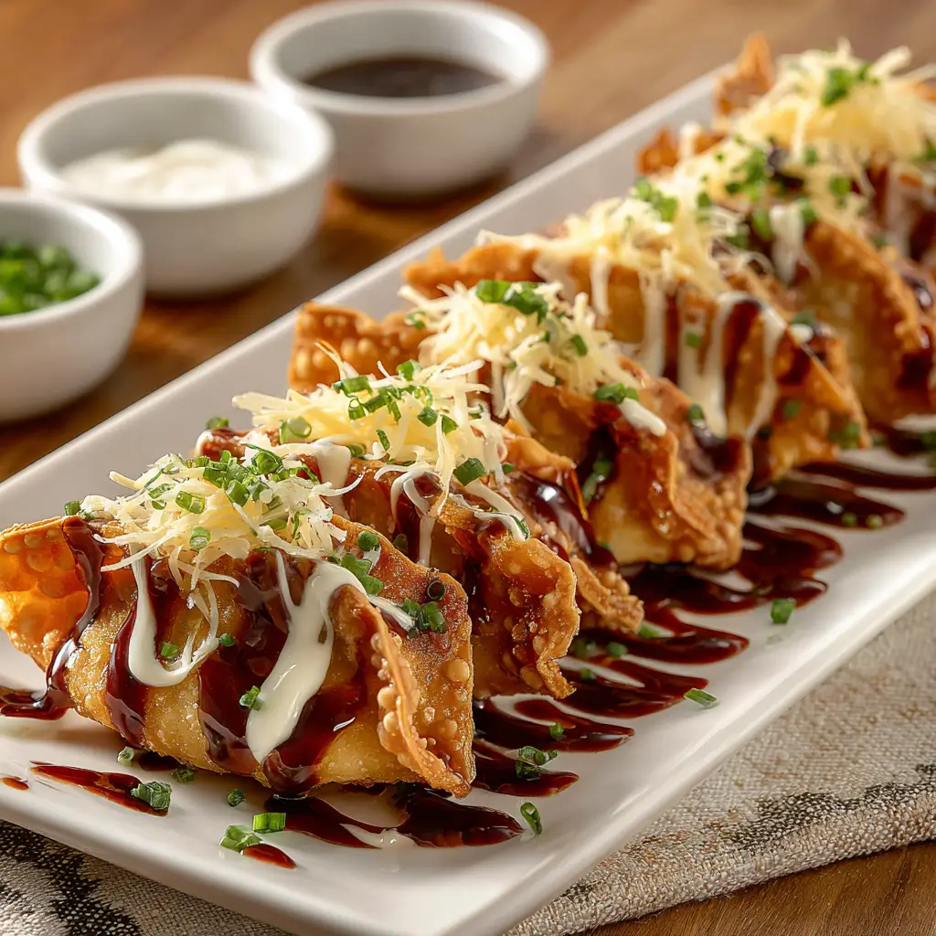 Applebee's Chicken Wonton Tacos (Copycat Recipe) 1 Assembling the Applebee's Chicken Wonton Tacos with shredded chicken filling and fresh Asian slaw.