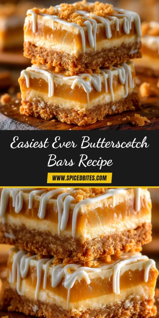 Butterscotch Bars Recipe (The Ultimate Chewy & Easy Guide) 4 A stack of two chewy butterscotch bars on parchment paper. This easy butterscotch bars recipe is made with brown sugar and butterscotch chips.