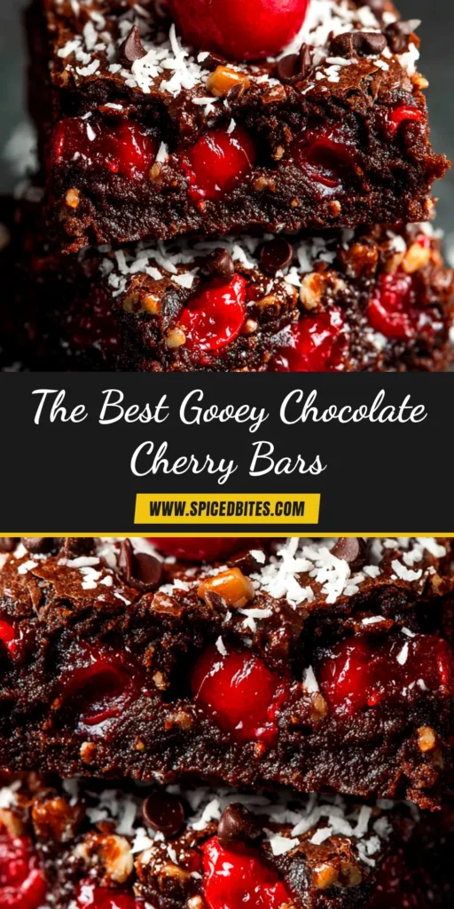 Chocolate Cherry Bars: The Ultimate Decadent Treat 3 A stack of two delicious Chocolate Cherry Bars on a white plate, showcasing the buttery shortbread crust, vibrant cherry filling, and rich chocolate ganache topping.