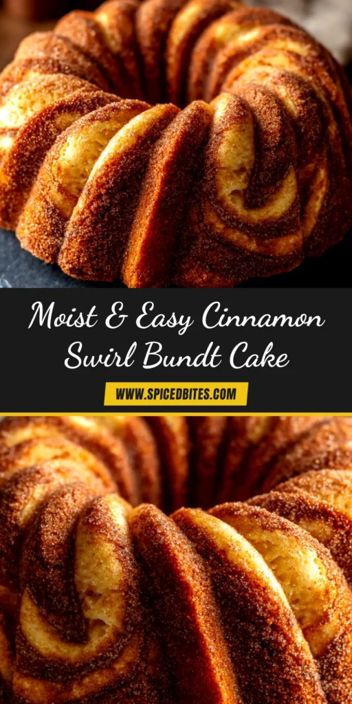 Cinnamon Swirl Sour Cream Bundt Cake: A Moist & Delicious Recipe 3 A perfect slice of Cinnamon Swirl Sour Cream Bundt Cake on a white plate, showing the beautiful cinnamon ribbon inside. The cake is drizzled with a vanilla glaze.