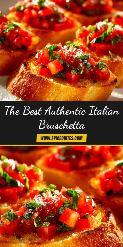 Italian Bruschetta Recipe (The Authentic & Easy Classic)