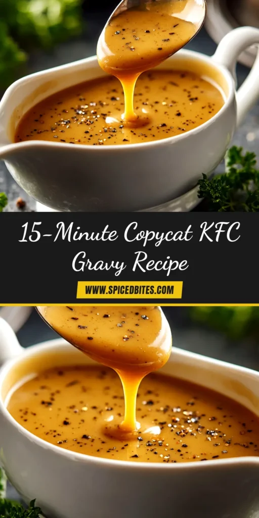 Homemade KFC Gravy (Just Like The Colonel's!)