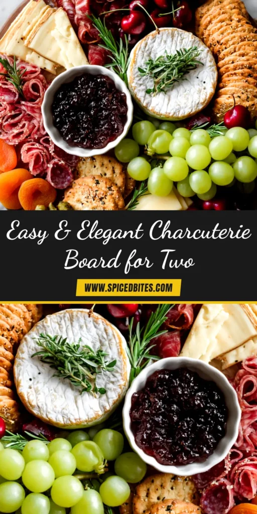 An easy to follow guide on how to build the perfect Charcuterie Board. Shows a beautiful board with cheeses, meats, fruits and nuts.