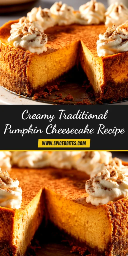Pumpkin Cheesecake Recipe: Your Guide to Creamy, Crack-Free Perfection 3 A perfect slice of pumpkin cheesecake on a white plate, showing a creamy texture and graham cracker crust. This image is for a foolproof pumpkin cheesecake recipe.
