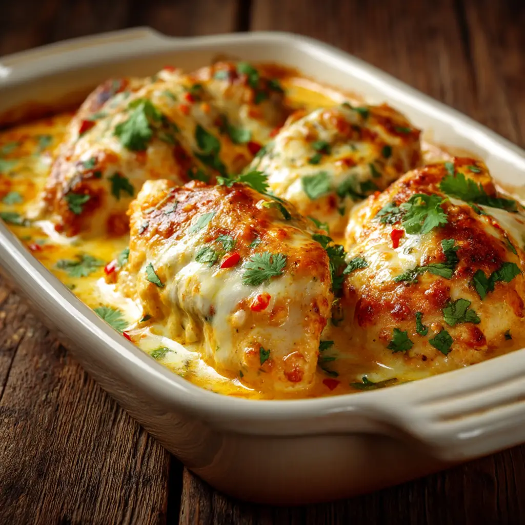 A spoonful of the finished Mexican chicken recipe being lifted from the skillet, illustrating its hearty and delicious texture.