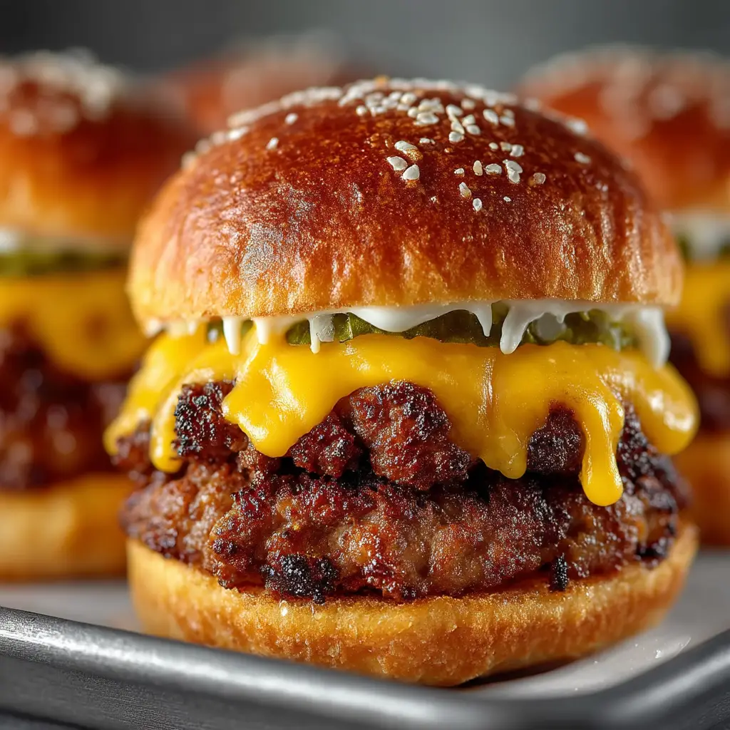 Sheet Pan Burger Sliders (Easy, Juicy & Perfect For A Crowd)