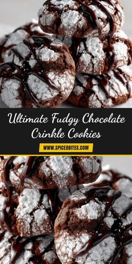 Chocolate Crinkle Cookies Recipe (The Ultimate Fudgy Guide) 3 A foolproof Chocolate Crinkle Cookies Recipe resulting in fudgy, chewy cookies with a beautiful cracked powdered sugar topping. Perfect for holiday baking and cookie exchanges.
