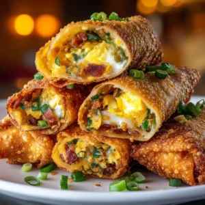 Jalapeno Popper Egg Rolls: The Ultimate Crispy Appetizer 3 An extreme close-up shot of freshly fried jalapeno popper egg rolls, highlighting their crunchy, bubbly texture.